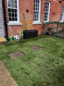 Finished New Lawn for end of tenancy.