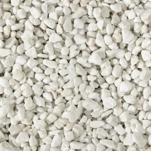 White gravel for your luxury landscaping look. All gravel colours by Surrey Turf.